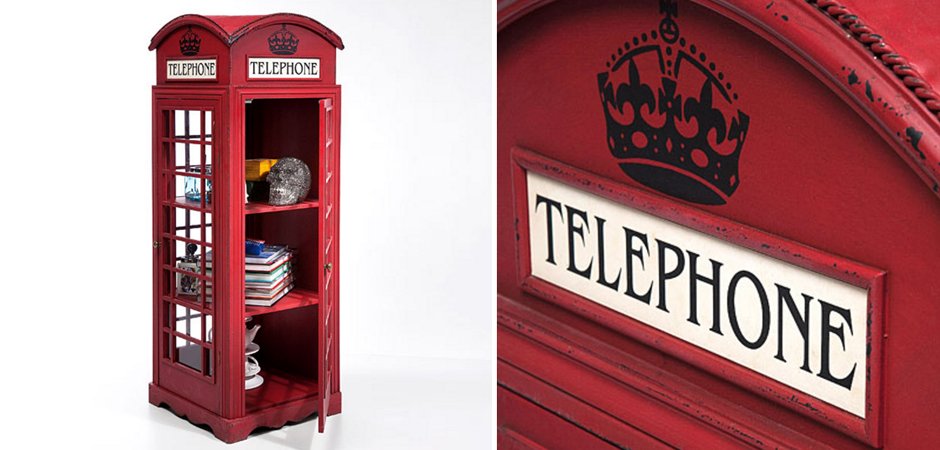 Витрина "Телефонная будка" London telephone box Витрина "Телефонная будка" London telephone box - Loft-Concept в Липецке