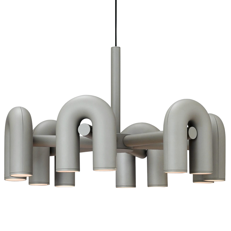 Люстра Cirkus AGO Lighting Gray 4-6 Светло-серый Люстра Cirkus AGO Lighting Gray 4-6 Светло-серый в Липецке | Loft Concept