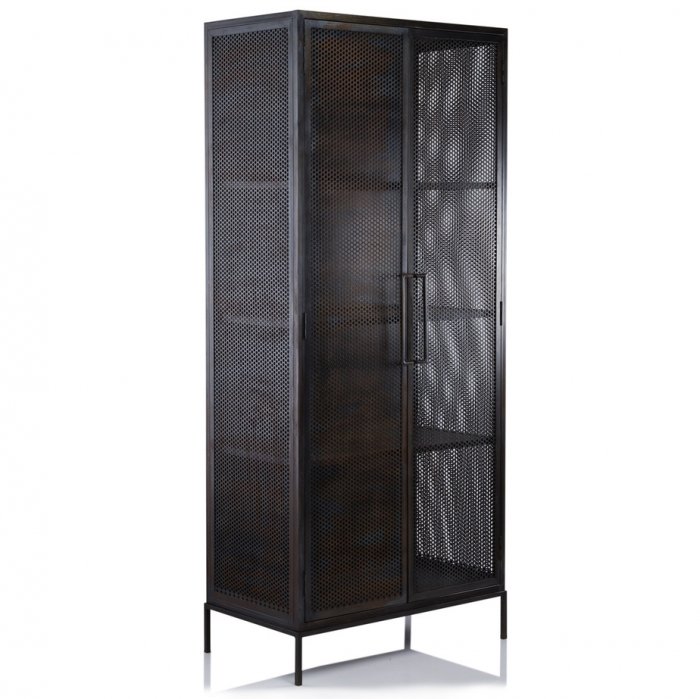 Шкаф Industrial Loft Dark Metal Tali Cabinet Черный Шкаф Industrial Loft Dark Metal Tali Cabinet Черный в Липецке | Loft Concept