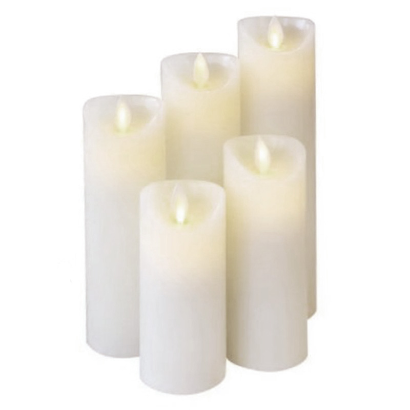Набор свечей Five LED Candles Белый в Липецке | Loft Concept 