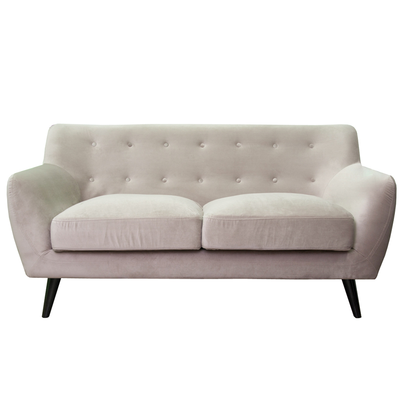 Диван Amantea Sofa beige velour Бежевый Диван Amantea Sofa beige velour Бежевый в Липецке | Loft Concept