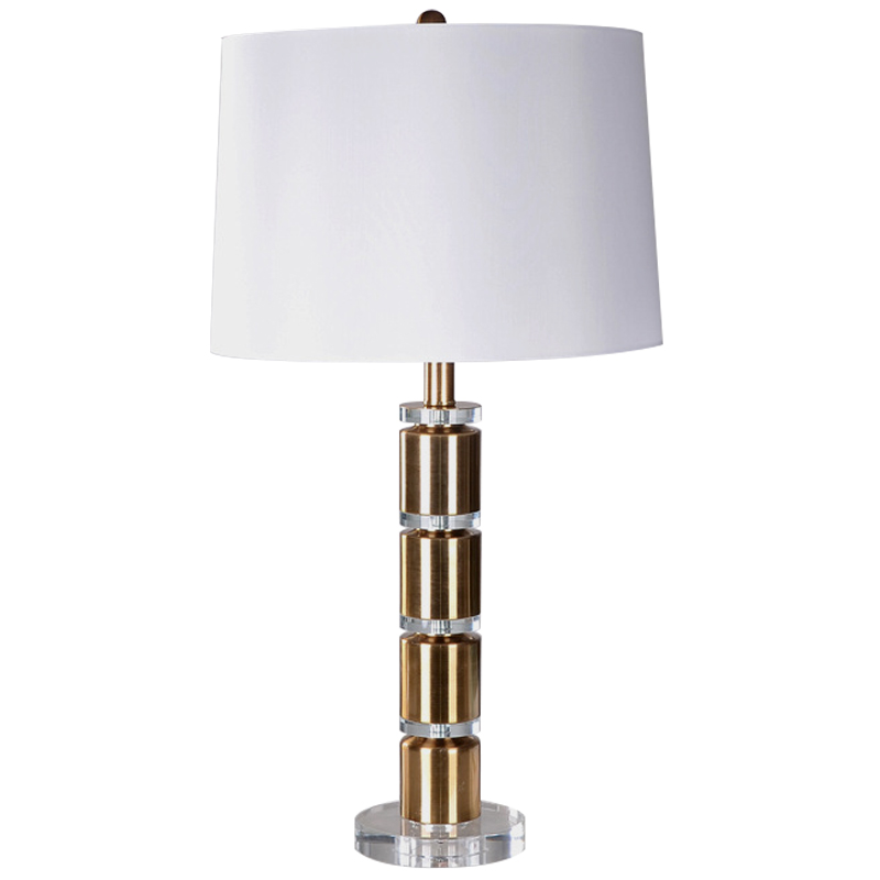 Настольная лампа Beatrix Lampshade Table Lamp Молочный Прозрачное Стекло Латунь Настольная лампа Beatrix Lampshade Table Lamp Молочный Прозрачное Стекло Латунь в Липецке | Loft Concept