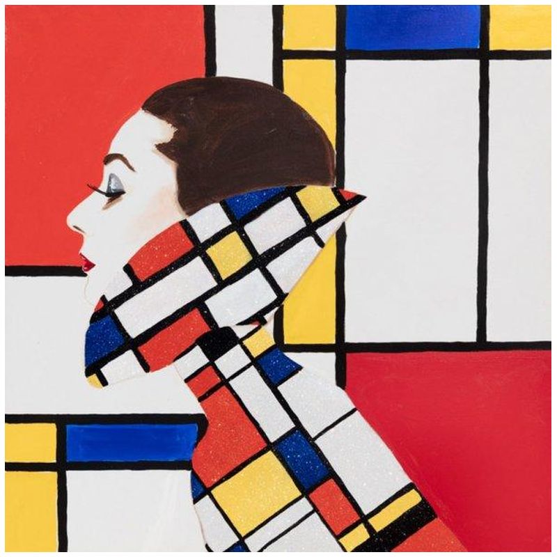 Картина She Dreamed of Mondrian Мульти Картина She Dreamed of Mondrian Мульти в Липецке | Loft Concept