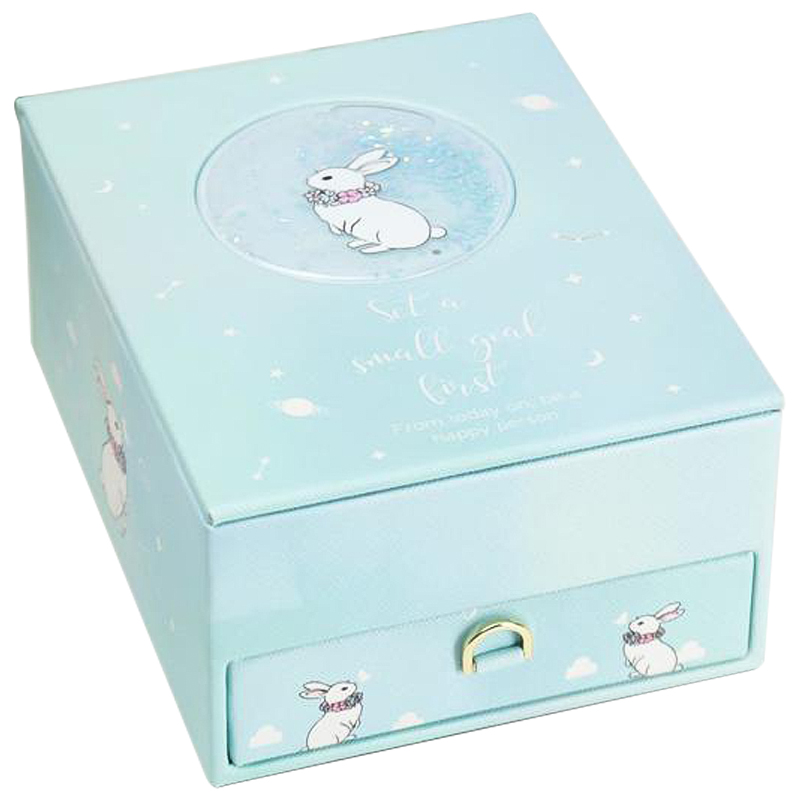 Шкатулка White Rabbits Box Бирюзовый Шкатулка White Rabbits Box Бирюзовый в Липецке | Loft Concept