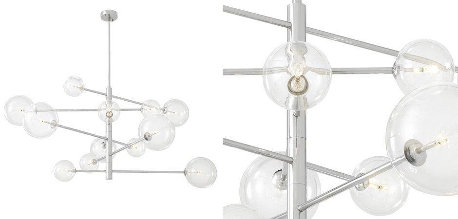 Люстра Chandelier Argento L Nickel Люстра Chandelier Argento L Nickel - Loft-Concept в Липецке