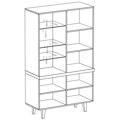 Шкаф-буфет Arden Mirror Cupboard Шкаф-буфет Arden Mirror Cupboard в Липецке