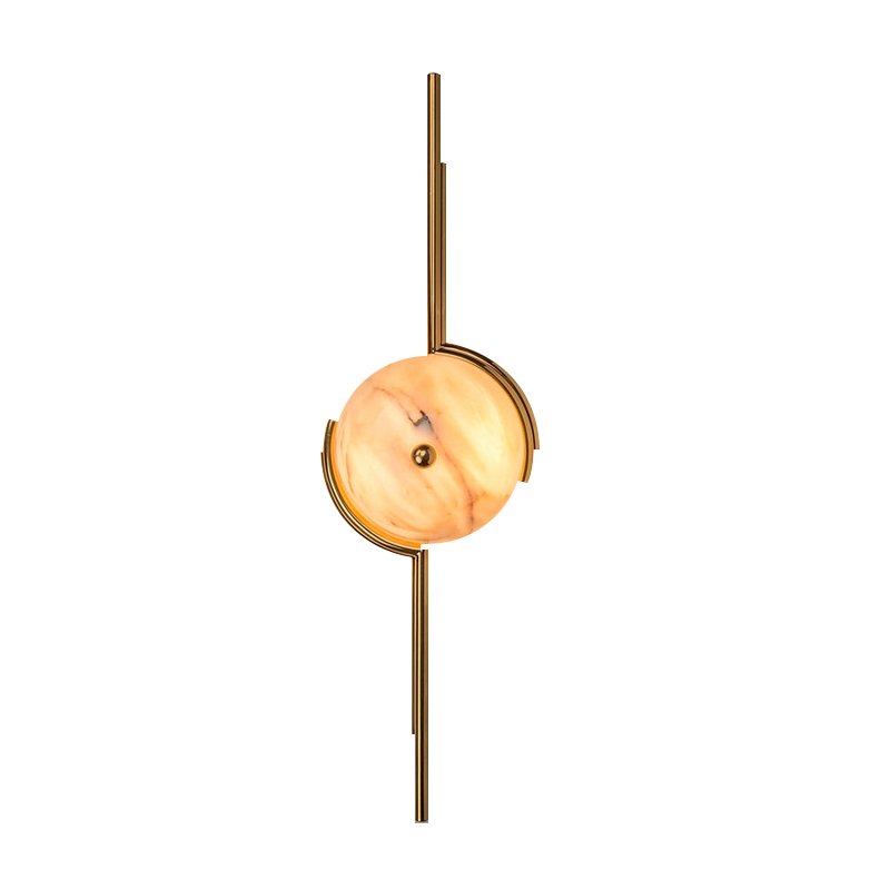 Бра Chelsom Limited Wall Lamp Marble Латунь Бра Chelsom Limited Wall Lamp Marble Латунь в Липецке | Loft Concept