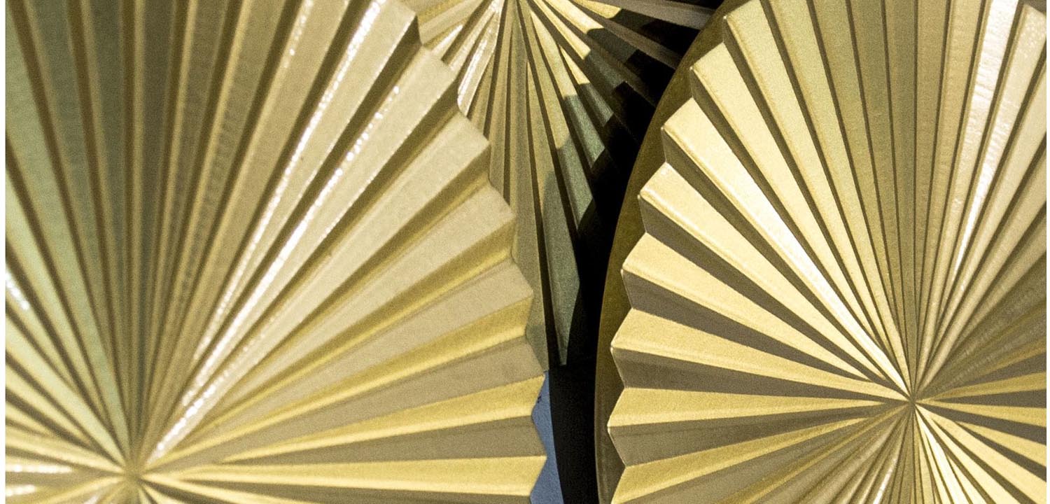 Арт-объект Apollo Gold Wall Plaque Disc 4 - фото №1