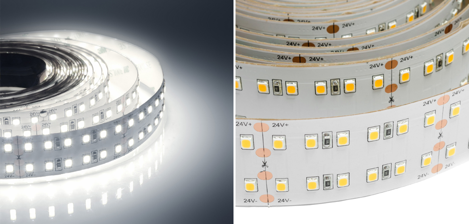 Светодиодная лента 38W/m 240 диодов/2м 2835SMD дневной белый 5M Светодиодная лента 38W/m 240 диодов/2м 2835SMD дневной белый 5M - Loft-Concept в Липецке