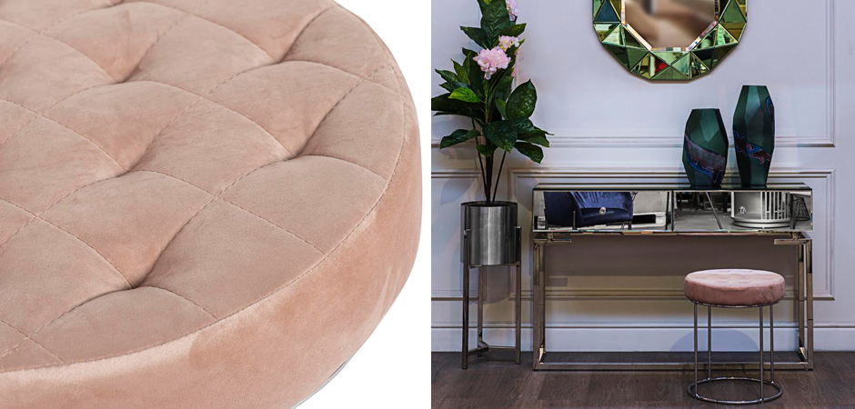 Пуф Rhombus Velours Pink Пуф Rhombus Velours Pink - Loft-Concept в Липецке