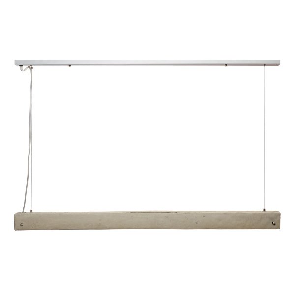 Подвесной светильник Concrete Cubicus Line Pendant Серый Подвесной светильник Concrete Cubicus Line Pendant Серый в Липецке | Loft Concept