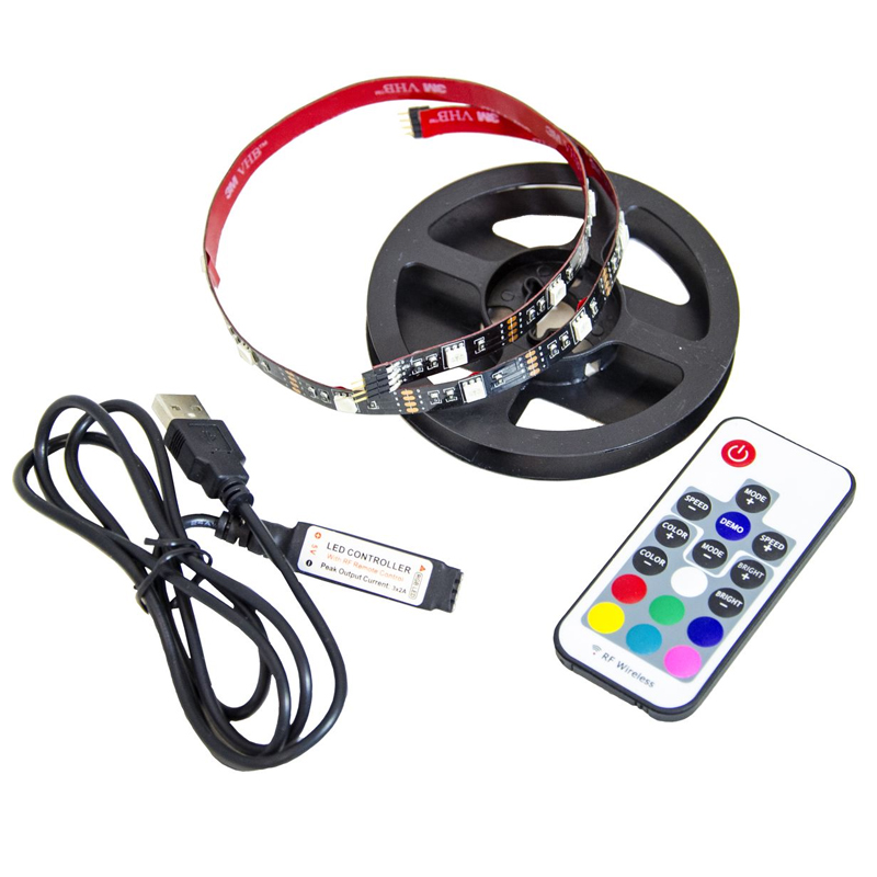 Комплект светодиодной ленты 7,2W/m 30LED/m 5050SMD разноцветная 0,5М Белый Комплект светодиодной ленты 7,2W/m 30LED/m 5050SMD разноцветная 0,5М Белый в Липецке | Loft Concept