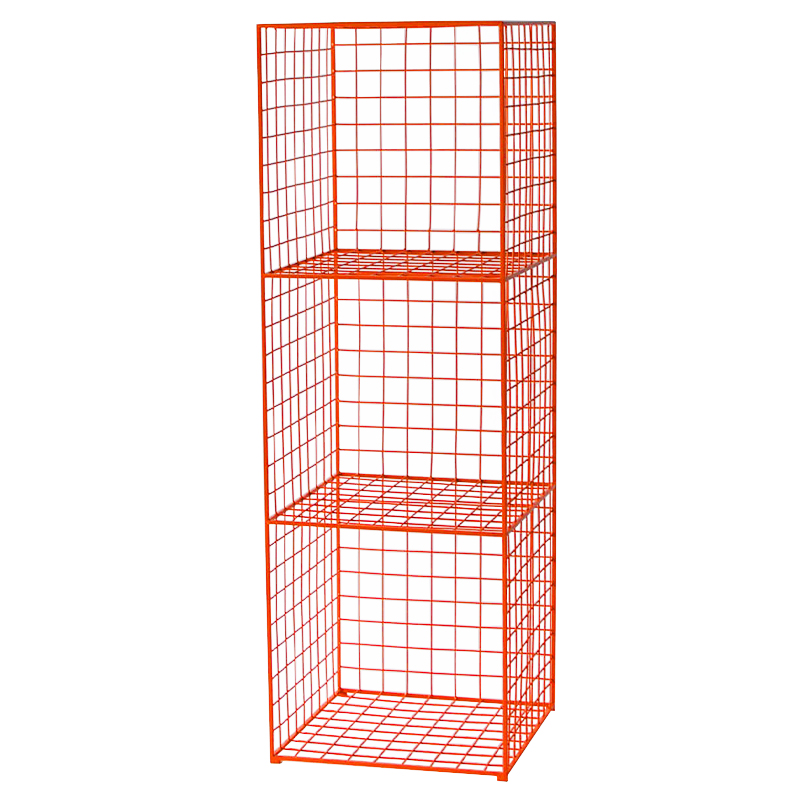 Стеллаж Carney Orange Industrial Metal Rust Rack Оранжевый Стеллаж Carney Orange Industrial Metal Rust Rack Оранжевый в Липецке | Loft Concept