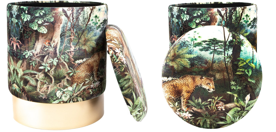 Пуф PUF Jungle Print lynx Пуф PUF Jungle Print lynx - Loft-Concept в Липецке
