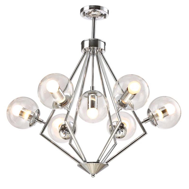 Люстра Liebaud Chandelier 7 lamp Хром Люстра Liebaud Chandelier 7 lamp Хром в Липецке | Loft Concept