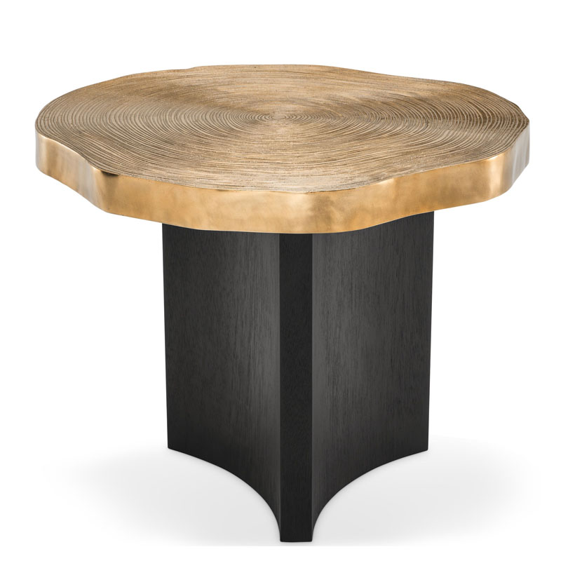 Приставной стол Eichholtz SIDE TABLE THOUSAND OAKS Черный Мрамор Nero Глянцевое золото Приставной стол Eichholtz SIDE TABLE THOUSAND OAKS Черный Мрамор Nero Глянцевое золото в Липецке | Loft Concept