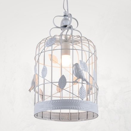 Подвесной светильник BIRDCAGE CHANDELIER Белый Подвесной светильник BIRDCAGE CHANDELIER Белый в Липецке | Loft Concept