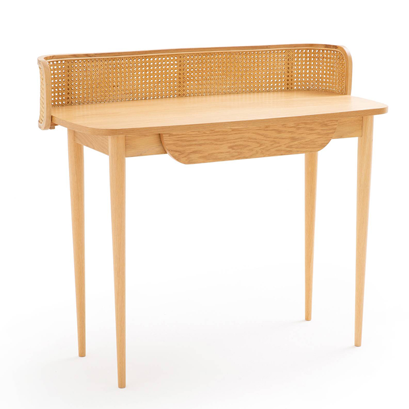 Рабочий стол Morten Wicker Table Светлый дуб Рабочий стол Morten Wicker Table Светлый дуб в Липецке | Loft Concept