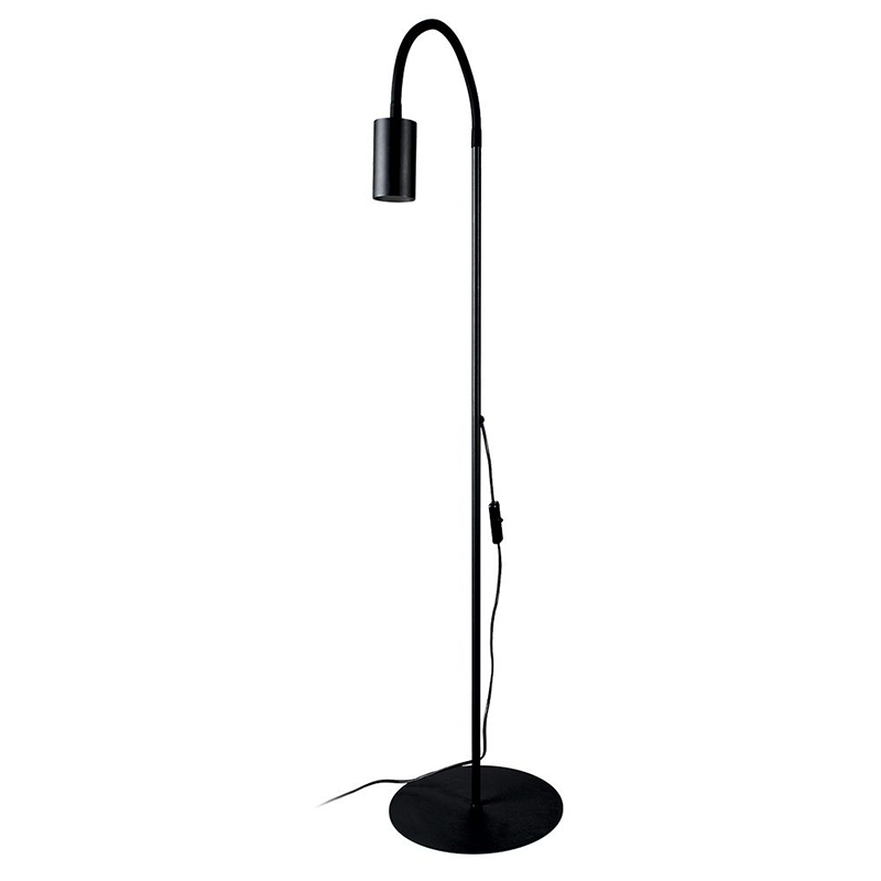 Торшер Noor Trumpet Floor Lamp black Черный Торшер Noor Trumpet Floor Lamp black Черный в Липецке | Loft Concept