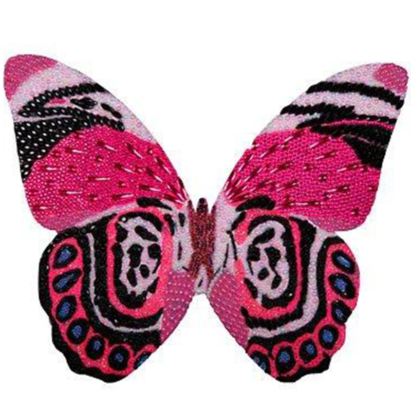 Картина "Pink and Black Mini Butterfly Cut Out" Мульти Картина "Pink and Black Mini Butterfly Cut Out" Мульти в Липецке | Loft Concept