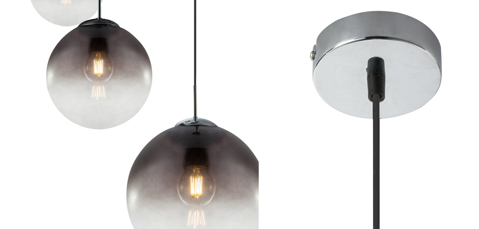 Светильник Ball Sunrise Pendant lamp smok 1 плафон Светильник Ball Sunrise Pendant lamp smok 1 плафон - Loft-Concept в Липецке