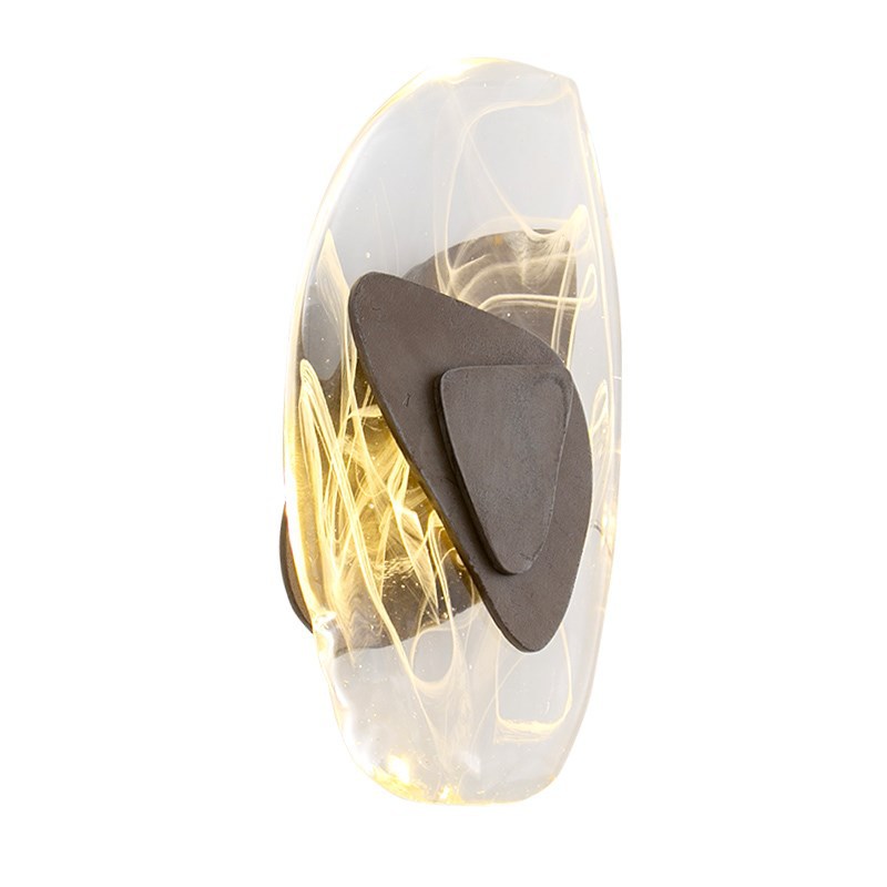 Бра Transparent Pebbles Sconces Темная бронза Прозрачный Бра Transparent Pebbles Sconces Темная бронза Прозрачный в Липецке | Loft Concept