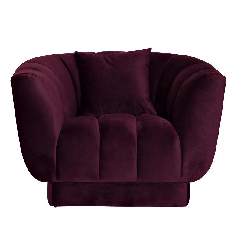 Кресло Miss Armchair Пурпурно-фиолетовый Кресло Miss Armchair Пурпурно-фиолетовый в Липецке | Loft Concept