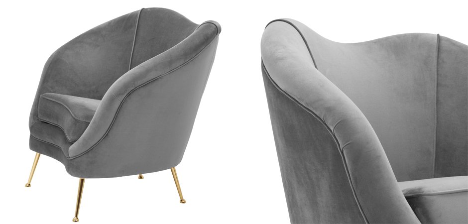 Кресло Eichholtz Chair Cambiano Grey Кресло Eichholtz Chair Cambiano Grey - Loft-Concept в Липецке