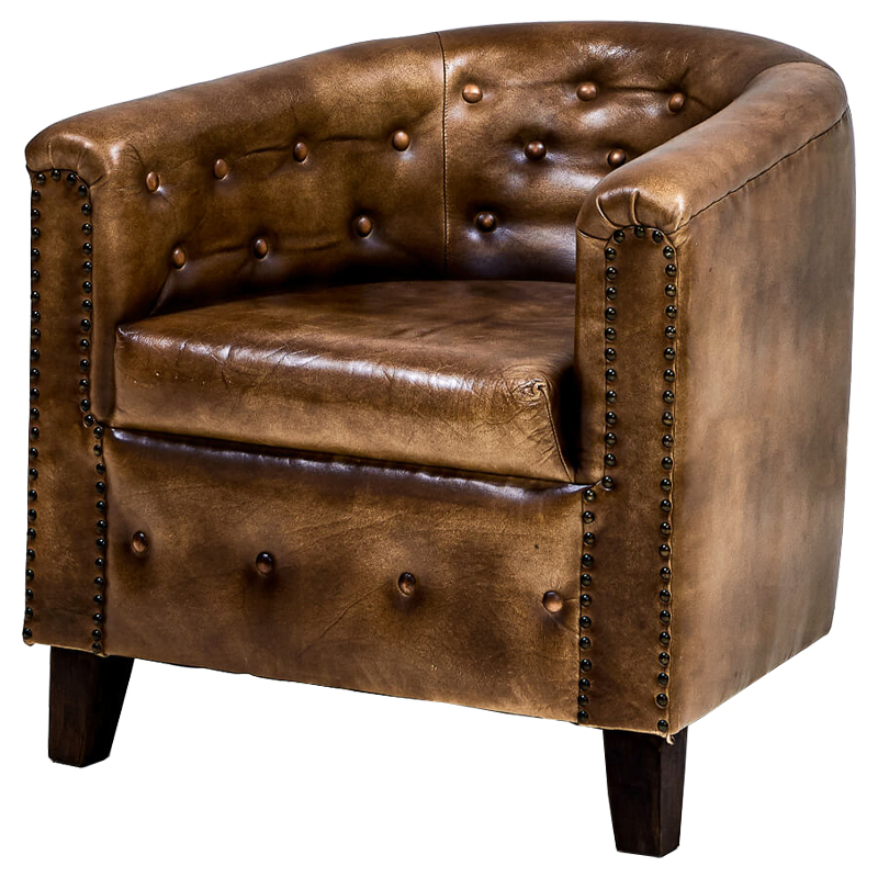 Кресло Grantham Chair Коричневый винтаж Кресло Grantham Chair Коричневый винтаж в Липецке | Loft Concept