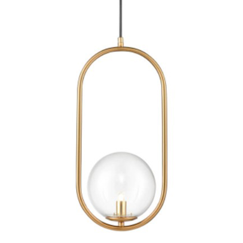 Подвесной светильник B.LUX C Ball oval gold Золотой Прозрачное Стекло Подвесной светильник B.LUX C Ball oval gold Золотой Прозрачное Стекло в Липецке | Loft Concept