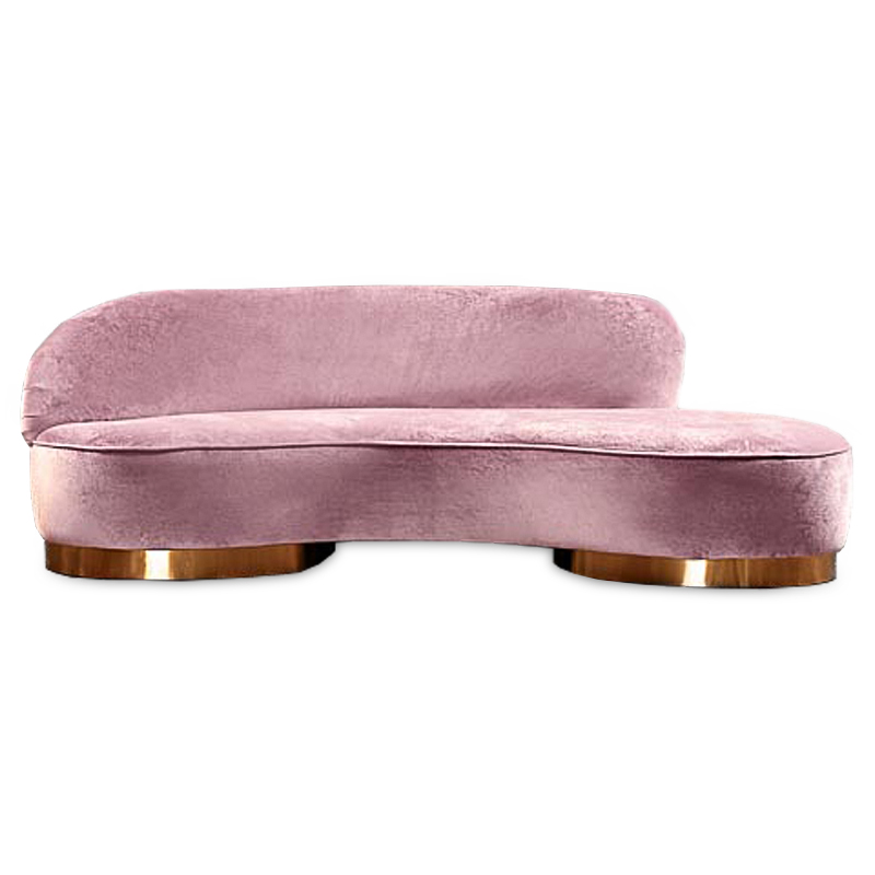 Диван Pink Marshmallows Softness Розовый Глянцевое золото Диван Pink Marshmallows Softness Розовый Глянцевое золото в Липецке | Loft Concept