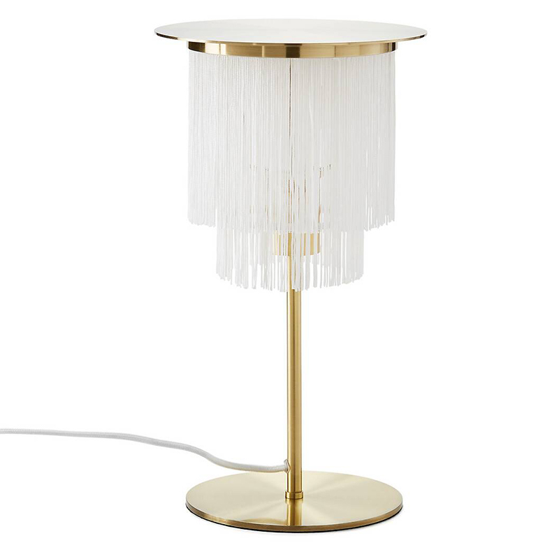 Настольная лампа Houtique Table lamp Белый Латунь Настольная лампа Houtique Table lamp Белый Латунь в Липецке | Loft Concept