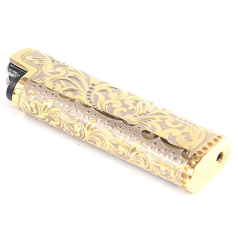 Зажигалка газовая в металлическом чехле с гравировкой Metal Lighters Никель Золотой Зажигалка газовая в металлическом чехле с гравировкой Metal Lighters Никель Золотой в Липецке | Loft Concept