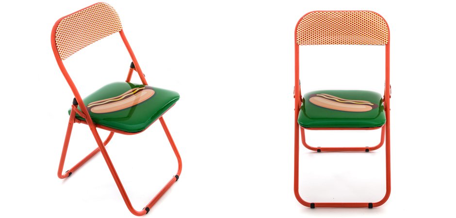 Стул Seletti Folding Chair Hot Dog Стул Seletti Folding Chair Hot Dog - Loft-Concept в Липецке