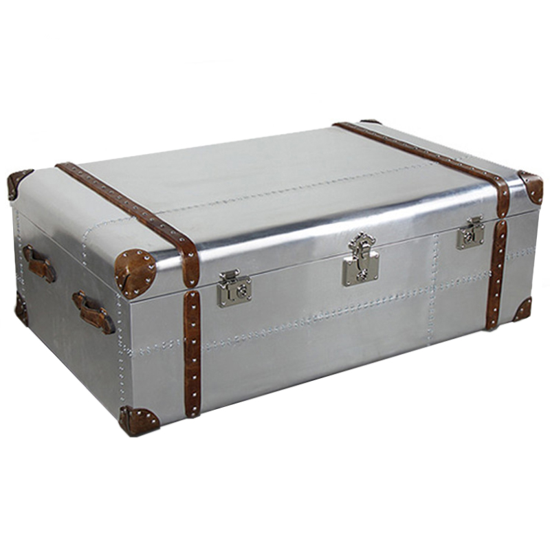 Сундук Trunks in Polished Aluminum Restoration Hardware Нержавеющая сталь Сундук Trunks in Polished Aluminum Restoration Hardware Нержавеющая сталь в Липецке | Loft Concept