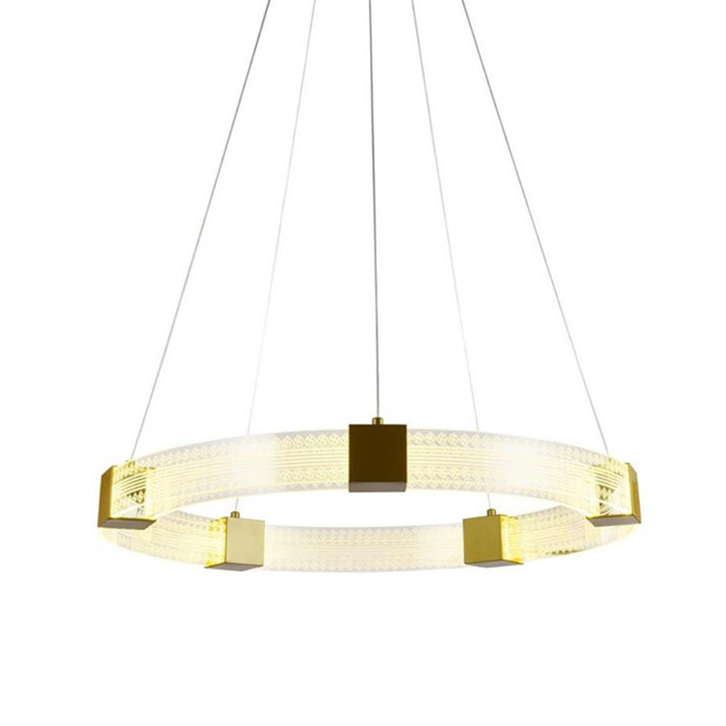 Подвесной Светильник Кольцо Ring Horizontal Ornament Meander 1 Золотой Прозрачный Подвесной Светильник Кольцо Ring Horizontal Ornament Meander 1 Золотой Прозрачный в Липецке | Loft Concept