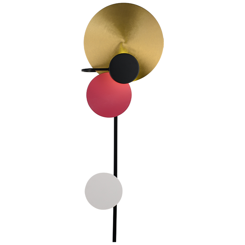 Бра PLANET LAMP METTE SCHELDE red Золотой Красный Черный Белый Бра PLANET LAMP METTE SCHELDE red Золотой Красный Черный Белый в Липецке | Loft Concept