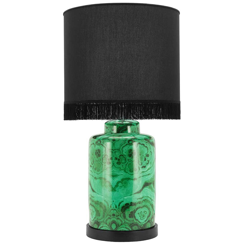 Настольная лампа ABHIKA TABLE LAMP STEADY Черный Малахит (зеленый) Настольная лампа ABHIKA TABLE LAMP STEADY Черный Малахит (зеленый) в Липецке | Loft Concept