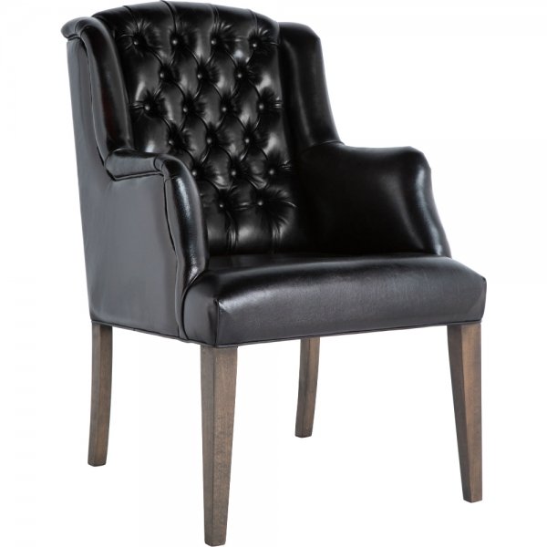 Кресло Leather Elegance Black Черный Кресло Leather Elegance Black Черный в Липецке | Loft Concept
