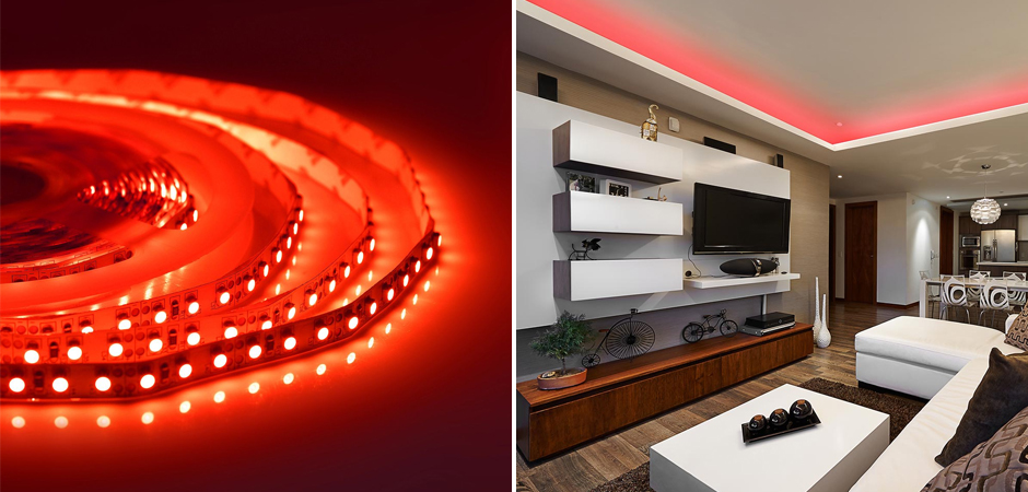 Светодиодная лента 4,8W/m 60LED/m 3528SMD красный 5M Светодиодная лента 4,8W/m 60LED/m 3528SMD красный 5M - Loft-Concept в Липецке
