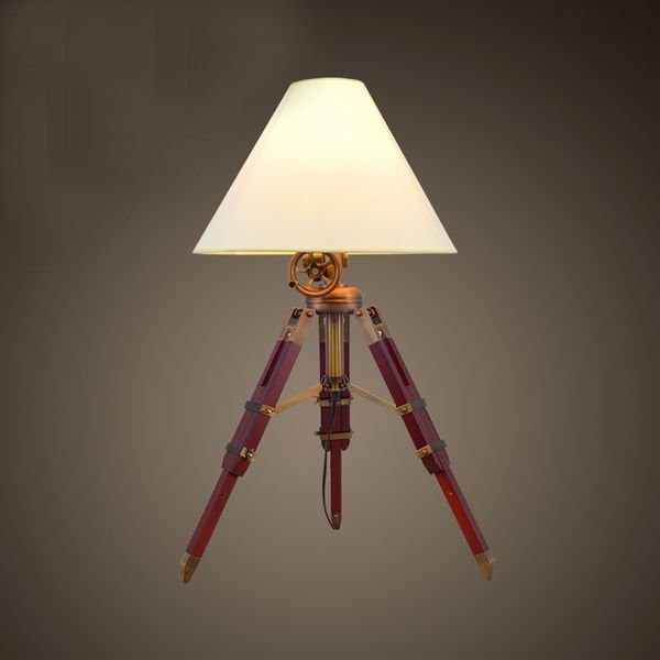 Настольная лампа Table Standing Lamp Red Бургундский красный Настольная лампа Table Standing Lamp Red Бургундский красный в Липецке | Loft Concept