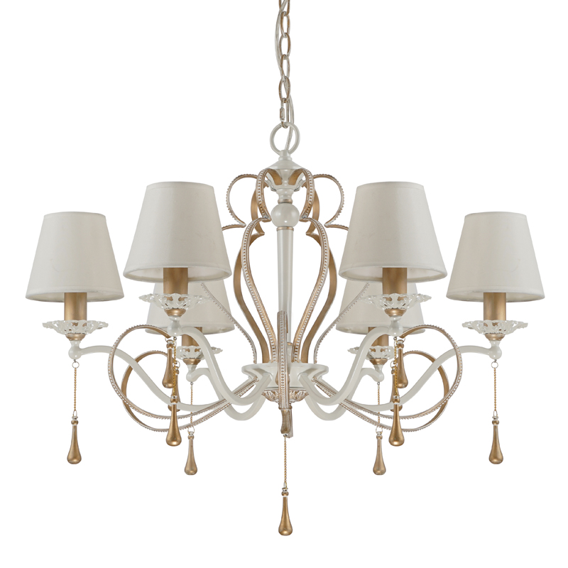 Люстра Batiste Chandelier 71 Золотой Белый Люстра Batiste Chandelier 71 Золотой Белый в Липецке | Loft Concept