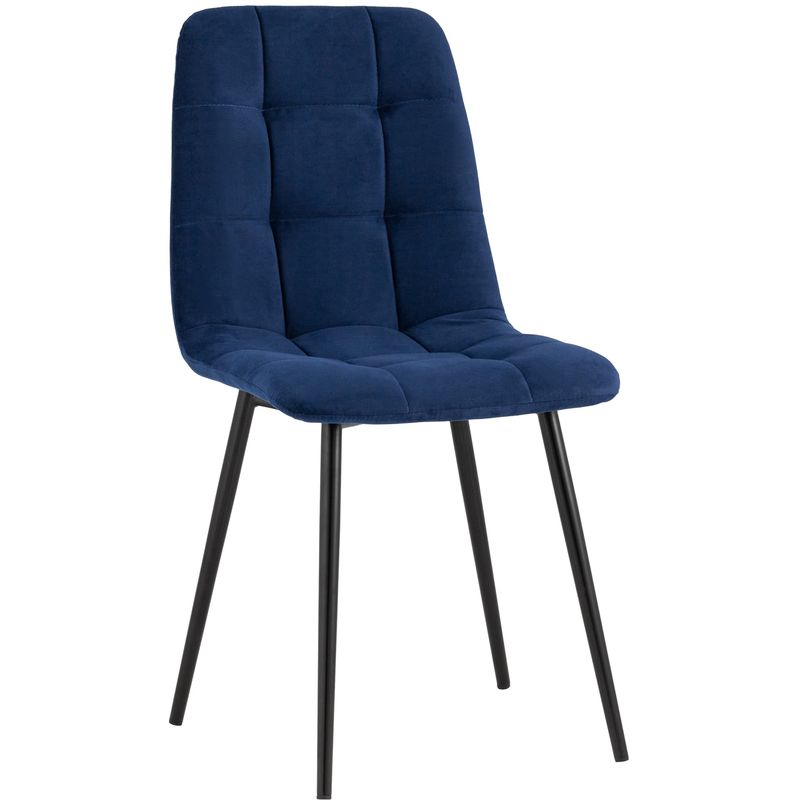 Стул NANCY S-2 Chair Синий Индиго Индиго Черный Стул NANCY S-2 Chair Синий Индиго Индиго Черный в Липецке | Loft Concept