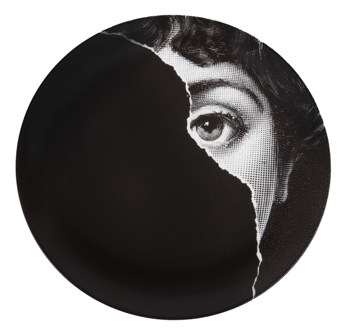 Декоративная тарелка Fornasetti 145 Черный Декоративная тарелка Fornasetti 145 Черный в Липецке | Loft Concept