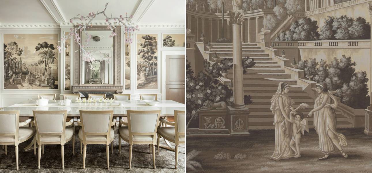 Обои ручная роспись Telemachus Eau Forte - фото