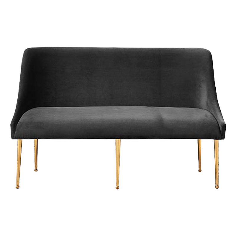 Диван Elegant Graphite Sofa Графитовый Золотой Диван Elegant Graphite Sofa Графитовый Золотой в Липецке | Loft Concept