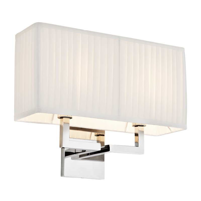 Бра Wall Lamp Westbrook Nickel Никель Белый Бра Wall Lamp Westbrook Nickel Никель Белый в Липецке | Loft Concept