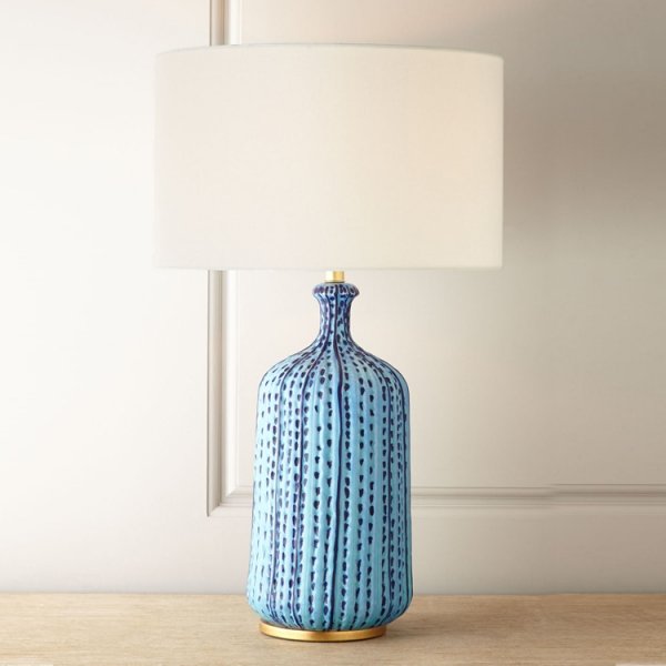 Настольная лампа circa lighting Culloden Table Lamp Бирюзовый Настольная лампа circa lighting Culloden Table Lamp Бирюзовый в Липецке | Loft Concept