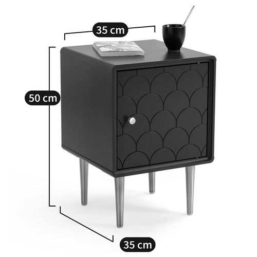 Тумба с одной дверцей Scale Ornament Blue Nightstand Тумба с одной дверцей Scale Ornament Blue Nightstand в Липецке