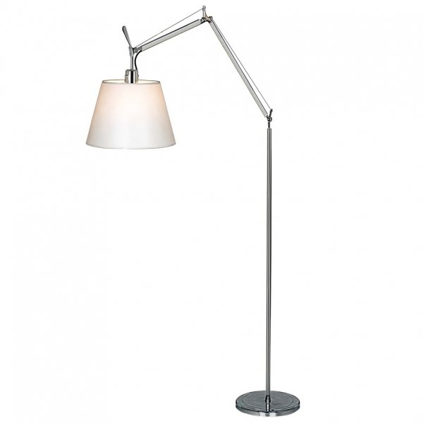 Напольная лампа Tolomeo Terra Mega Белый Хром Напольная лампа Tolomeo Terra Mega Белый Хром в Липецке | Loft Concept